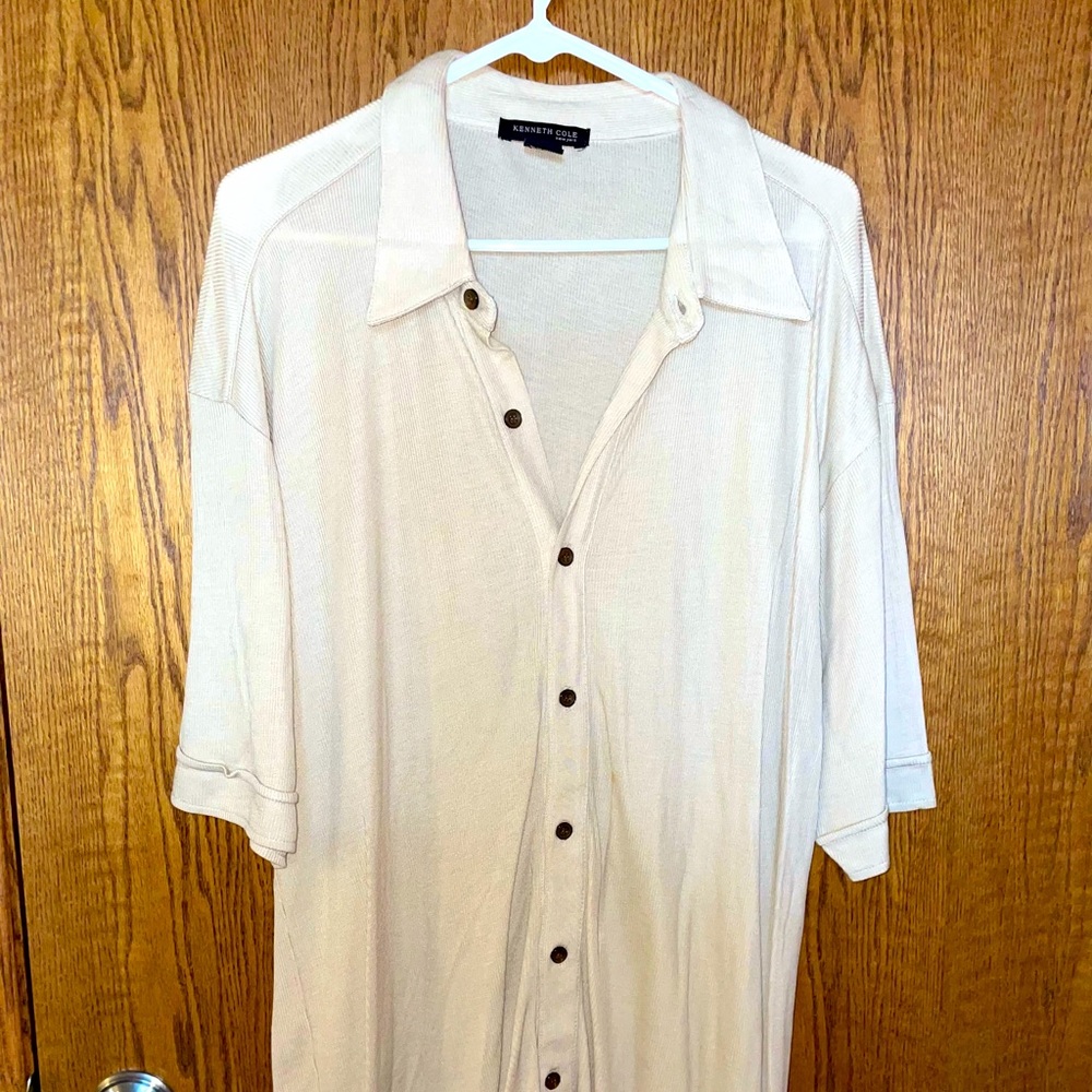 Mens Kenneth Cole button up shirt